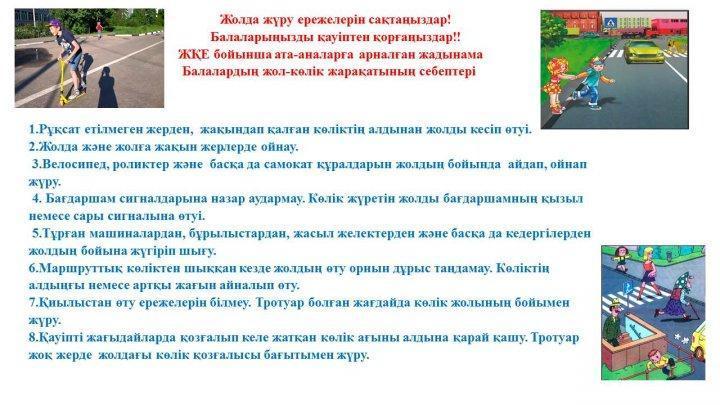 Жолда жүру ережелері