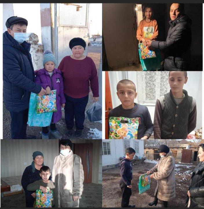 Аз қамтылған отбасыларға көмек